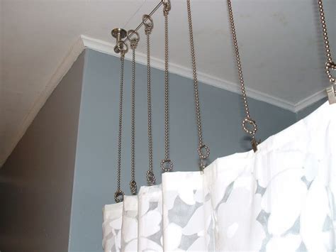 Shower curtain rod (i used this one). Install the curtain rod extenders side involves the tent ...