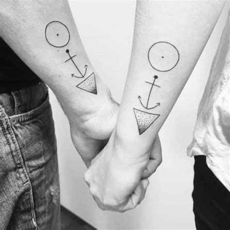 Your partner is your safe harbor, your calm and steady. The Cutest Couple Tattoo Designs for Passionate Lovers ⋆ ...
