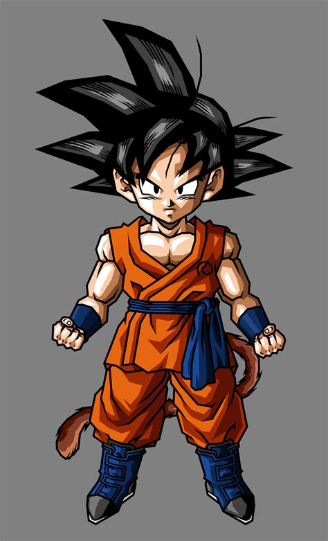 Goku's first appearance was on the last page of grand finale, the last chapter of the dr. Kid Goku Resurrection 'F' by hsvhrt on DeviantArt