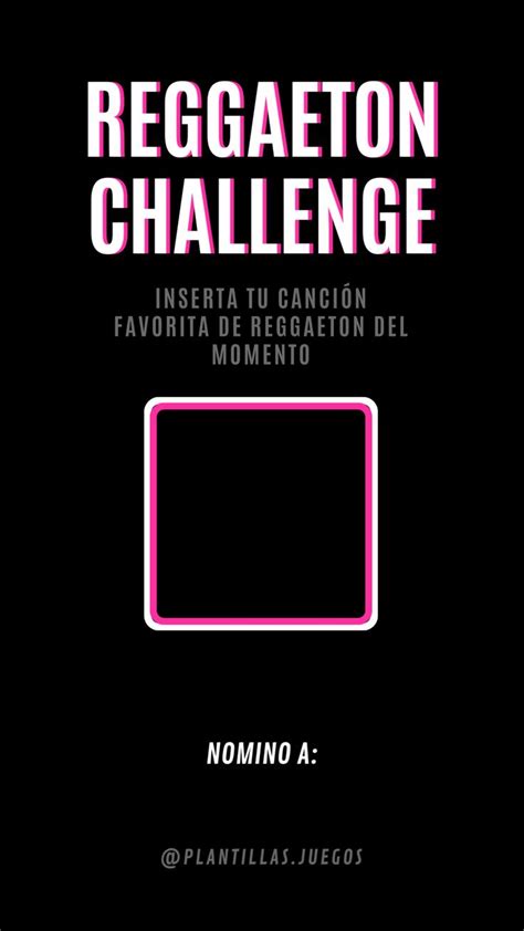 Ver más ideas sobre retos para instagram, juegos para instagram, juego de preguntas. Juego de Regaeton Challenge Instagram Story Template ...