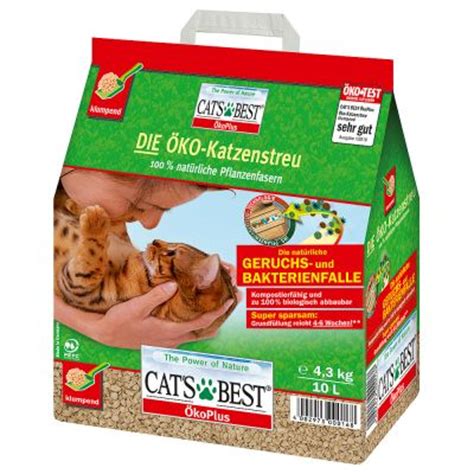 Cats best öko plus cat litter 40 ltr. Litière Cat's Best Öko Plus pour chat - zooplus