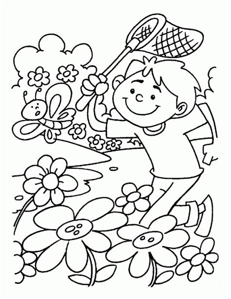 Print or download spring coloring sheets for children. Spring Coloring Pages Toddlers - Coloring Home