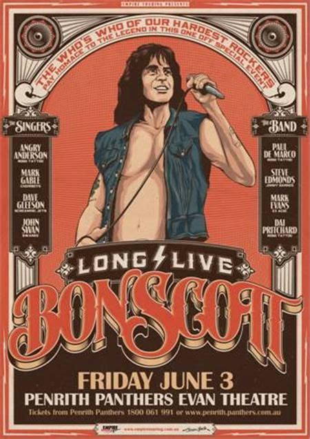 The official site of aerosmith and aero force one. ACDC+Long+Live+Bon+Scott+Poster.jpg (450×636) | Concert ...