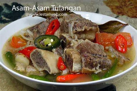 Tongseng kambing tanpa santan 20. Kumpulan Resep Asli Indonesia - Asam Asam Tulangan