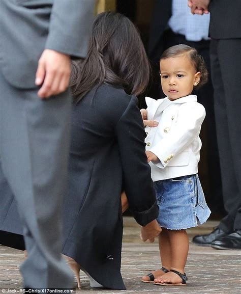 Clearly excited about meeting her little one, she said she was. Kim Kardashian takes daughter North to Kourtney's baby ...