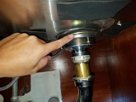 It randomly started a day ago for no reason. Help kitchen sink basket leak | Terry Love Plumbing Advice ...