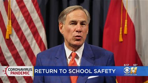 Greg abbott said tuesday afternoon at montelongo's mexican restaurant in lubbock. Gov. Greg Abbott Says No Mandate For Masks To Be Worn In Texas Schools - YouTube