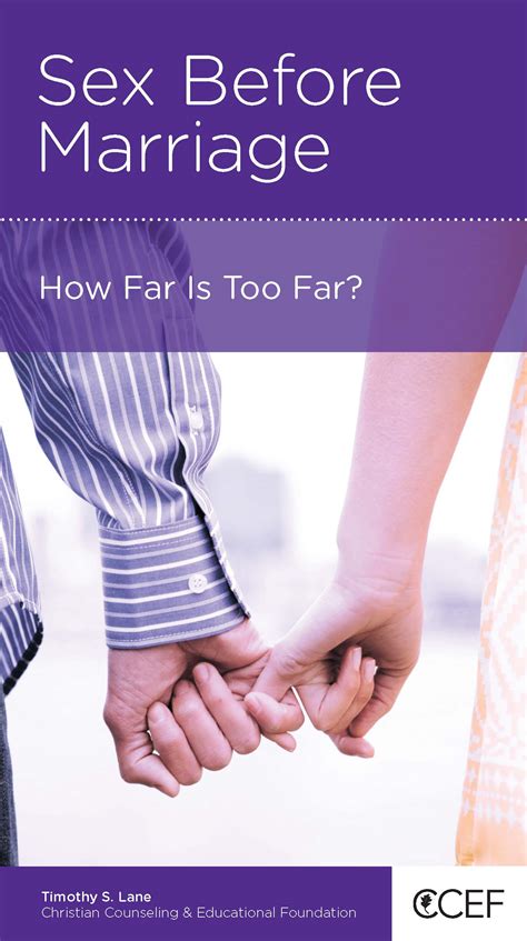 If you are careful and intentional about your physical boundaries in your dating relationship, then i believe you can be protected from the harmful consequences that can happen when purity is. Sex before marriage: How far is too far? | Christian ...