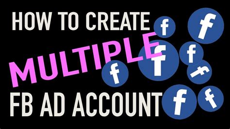 Later based on your advertising spend, you will be permitted. How to Create Multiple Facebook Ad Accounts - YouTube