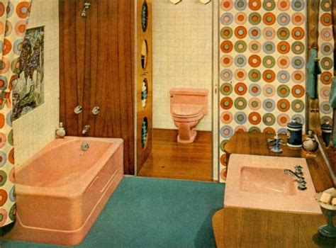 Add style and functionality to your space with a new bathroom vanity from the home depot. Smart Chicks Commune, 1950's bathroom via old-ads-and-mags