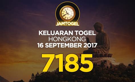 Output data hong kong number updated today. Keluaran Togel Hongkong Sabtu 16 September 2017