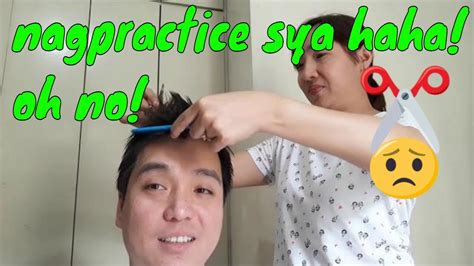 So, we have to prepare for this. My wife does my haircut gone wrong during lockdown - YouTube