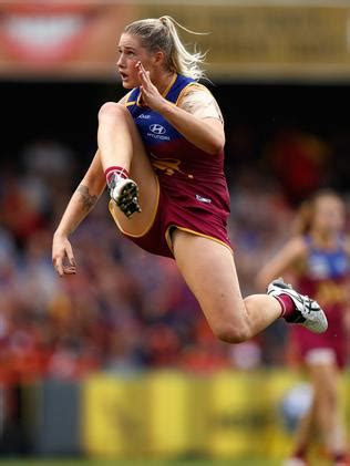 See more ideas about harris, afl, australian football league. AFLW 2018: Tayla Harris comments Brisbane is 'chilled' has ...