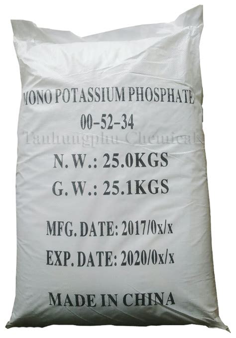 If you're a home gardener wanting to increase your garden's yield, organic materials may not always be practical, so knowing how to use commercial (also known as synthetic or chemical) fertilizer correctly. Mono Potassium Phosphate 99% - MKP (00 - 52 - 34) - Hot ...