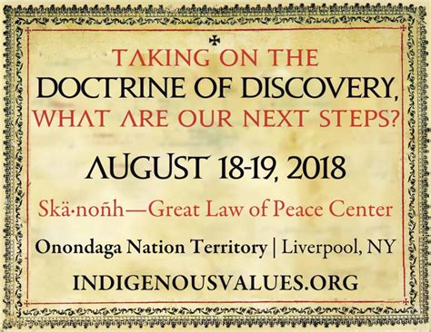 Taking on the Doctrine of Discovery: What are our Next Steps ...