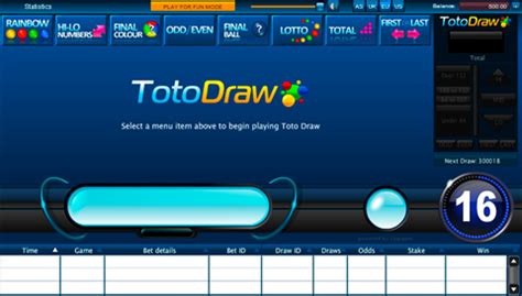 Of course take it as a game perhaps a minor improvement of adding draw number for 4d and toto instead of relying on just the. Tips Cara Bermain Game Toto Draw Yang Baik | INDOSTAR303