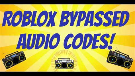 We also have many other roblox song ids. 🔥BYPASSED ROBLOX ID'S🔥 - YouTube