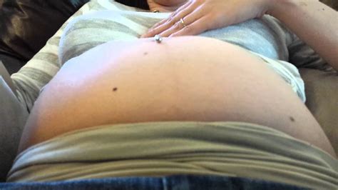 But pregnant women kind of gross me out. Baby Moving" in Pregnant Belly - YouTube