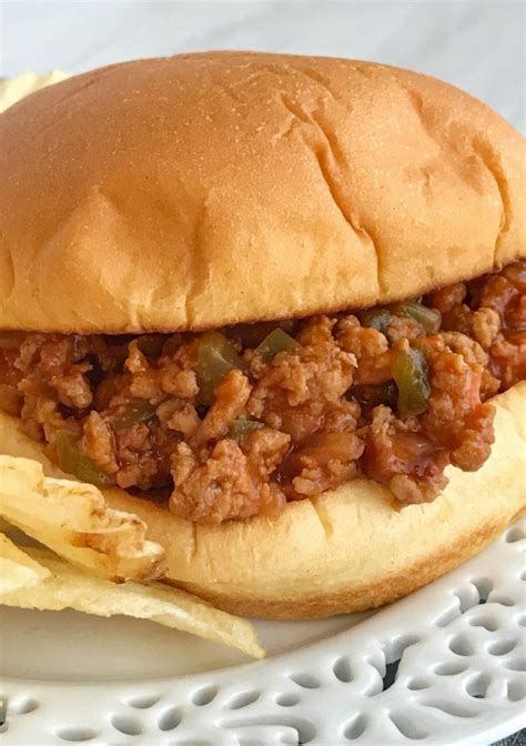 Add the brown sugar, worcestershire and tomato sauce, cover and simmer for 10 minutes. Crock Pot Turkey Sloppy Joes - Together as Family