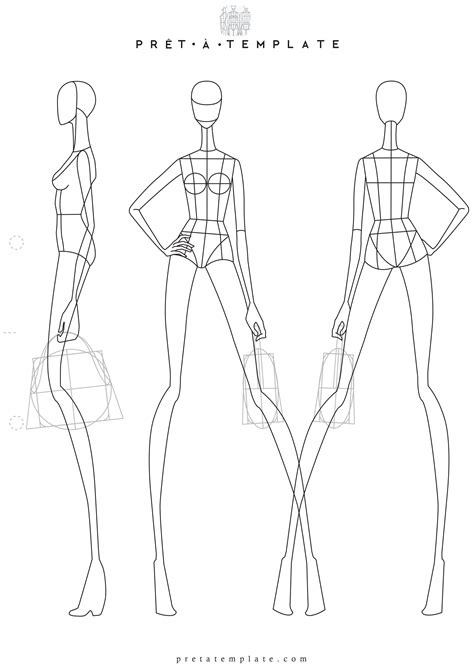 Use this fashion illustration template to sketch plus size apparel designs with novelty back designs. Pin su PRINTABLE TEMPLATES Fashion Figure Templates ...