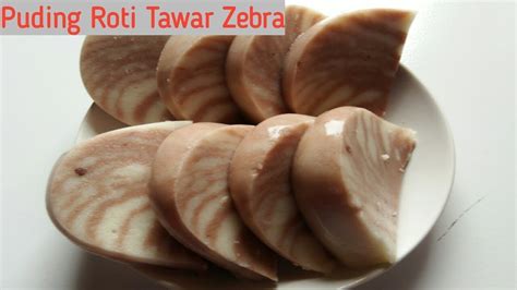 Resep puding roti tawar sederhana. Puding Roti Tawar Zebra - YouTube