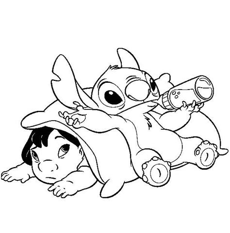 Baby disney characters coloring pages get coloring pages. Pin by Marta Coria on Disney Art | Stitch coloring pages ...