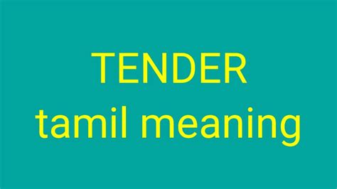 Best english to tamil dictionary with perfect meanings and suggestions available in this website. TINDER tamil meaning/sasikumar - YouTube