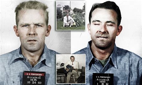 Alcatraz escapees are seen in colorized mugshots | Daily ...