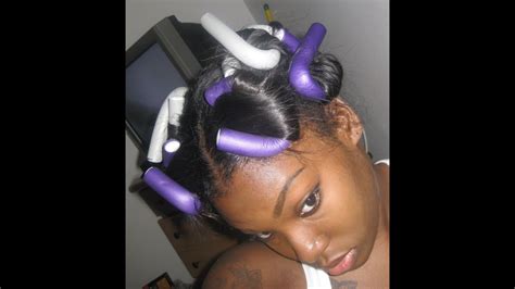 You can also opt to use a blow dry brush in you're in a rush. How "I" FLEXI ROD my hair - YouTube