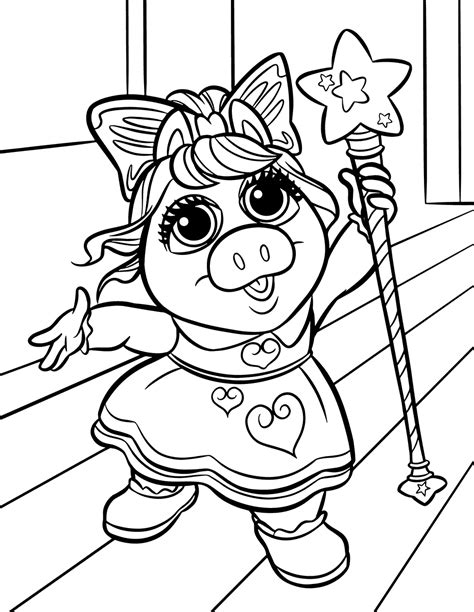 Learn to color you're favorite muppet baby characters summer, piggy, kermit, fozzie, gonzo and animal with this disney jr. Gonzo Pages Coloring Pages