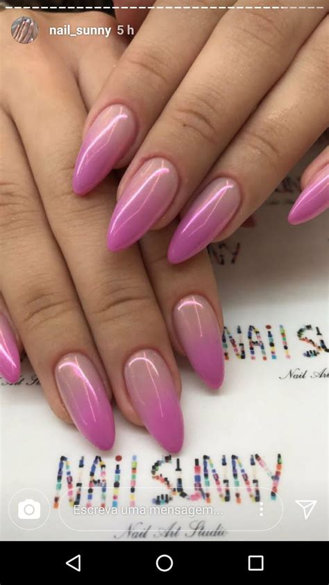 Ombre oval nails, are you looking for nails summer designs easy that are excellent for this summer? Gelove Nehty Ombre Ruzove