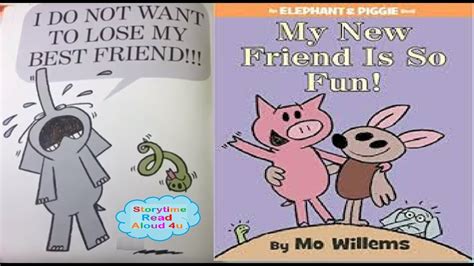Piggie is not.piggie cannot help smiling. My New Friend Is So Fun! | An Elephant and Piggie Book ...