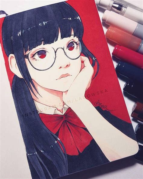 Maybe you would like to learn more about one of these? Megane by https://www.deviantart.com/ladowska on @DeviantArt | Anime art tutorial, Copic art ...