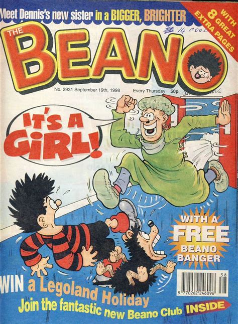 Understated and classy… vaguely amish. 1998 September 19th BEANO vintage comic Good Gift ...