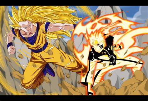 Imagens de naruto e dragon ball. Goku And Naruto Wallpaper - WallpaperSafari