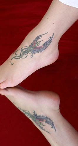 35 eternal yin yang tattoos. Phoenix Bird Tattoo foot design | Bird tattoo foot, Tribal ...