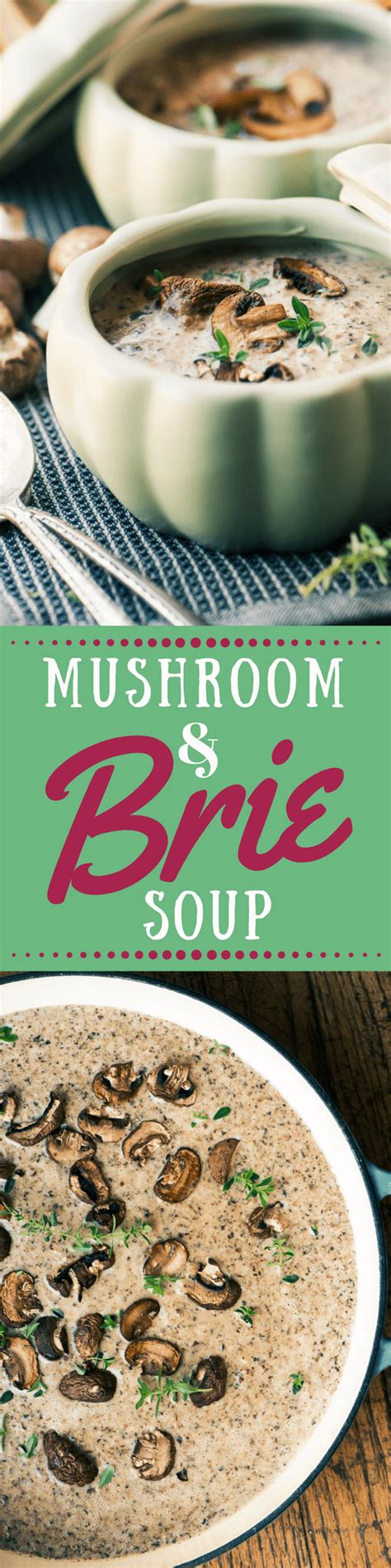Add the milk and brie, let the brie melt, fish out the rinds and season with salt and pepper to taste before pureeing to the desired consistency and enjoy! Mushroom and Brie Soup | The View from Great Island
