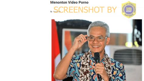 Guarda nonton video porno su xhamster. SALAH "Ganjar Pranowo Kata Siapa Nonton Video Porno Bisa ...