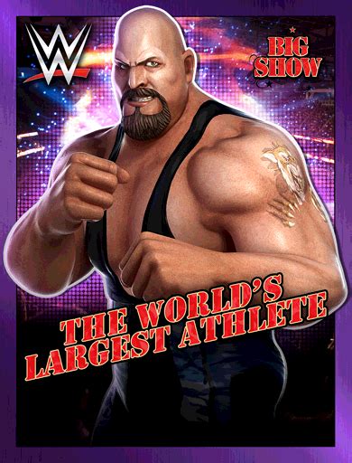 Paul donald wight ii (born february 8, 1972) is an american professional wrestler and actor. Big Show "The World's Largest Athlete" Stats - WWE ...