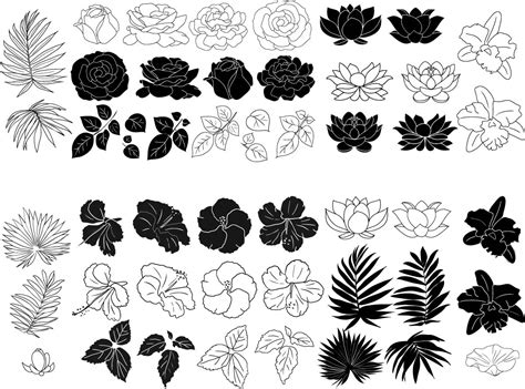 Free to use in your art only, not for sale or redistribution on a collage master bathroom design ideas. Compilation of floral elements (roses, leaves, lotus ...