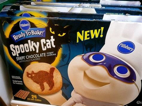 I read the answer about spritzing the dough with a little water but my question is.do you take the dough (i buy pillsbury in a roll) out of the refrigerator and welcome to seasoned advice! Pillsbury Spooky Cat - ready to bake sugar cookies | Sugar ...