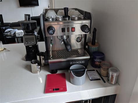 Sage bambino plus espresso maker, £399. 20 year old rancilio s24 coffee machine still going strong ...