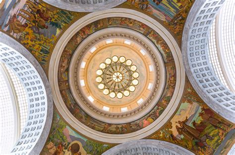 The rotunda was completed under the direction of charles bulfinch by the time of the visit of the marquis de bulfinch created in the u.s. Rotunda Ceiling, Utah State Capitol | Andrew Smith | Flickr