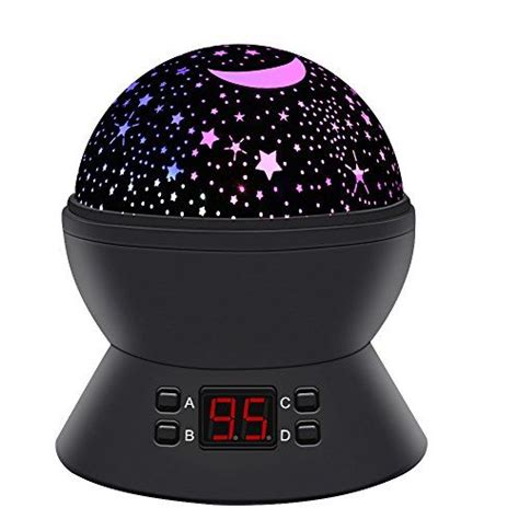 As a bonus, it offers a musical atmosphere linked to the sea in order to soothe the baby. Star Projector Night Light,DSTANA Timer Soothing Light Pr ...