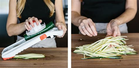 Check spelling or type a new query. How to make zucchini noodles with a mandoline. | Zucchini ...