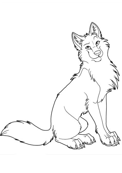 Ausmalbilder Wolf 19 | Ausmalbilder Tiere