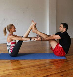 With detailed descriptions for each move & how to execute them properly with your yoga in this article, we will cover yoga poses for two people from beginner level through to advanced, so whether you're a seasoned yogi or you're just. A Couples Yoga Routine Your Guy Will Actually Love | Hatha ...