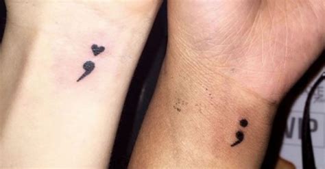 Snap a rubber band around your wrist. What It Means If You See Someone With A Semicolon Tattoo ...
