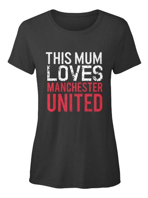 United camiseta 1ª equipación 2020/2021. Man United Mum Fan Black Camiseta Feminina Front | Tee ...