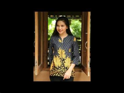 Suami sibuk kerja istri bercocok tanam dengan bos suaminya. Model Baju Batik Wanita Yang Cocok Untuk Kerja - YouTube